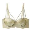 Stor Storlek Sommar-BH Damers Tunn Underkläder Bröstinsamling Anti Hängande Sommar Tunn Mjuk Stålring-BH