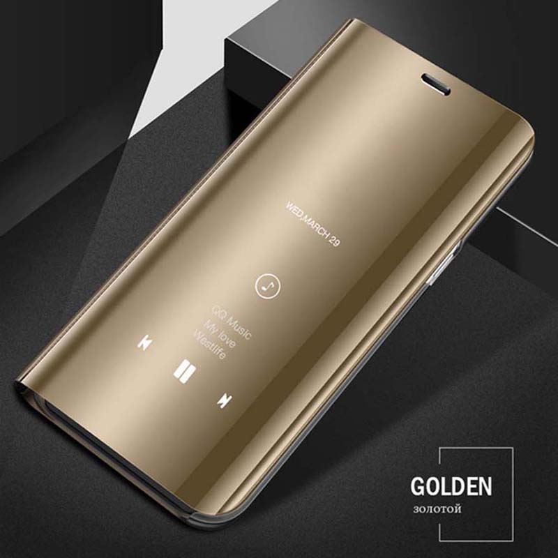 Mirror Flip Case For Samsung S10 Plus Case Stand Smart Phone Cases For Samsung Galaxy S10 5G s10E S 10 E 10s S10plus Funda Coque