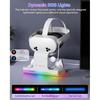 Charging Dock for Meta Quest 3 & Quest 3S, Fast Charging Station for Oculus Quest 3S/Quest 3 Accessories with RGB Light, Stand for VR Heatset with 2