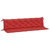 Garden Bench Cushions 2 Pcs Red 200 X 50 X 7 Cm Oxford Fabric