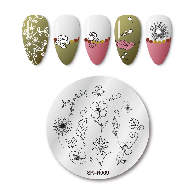 Nail Art Stamping Template Nail Decoration Designed Image Plate