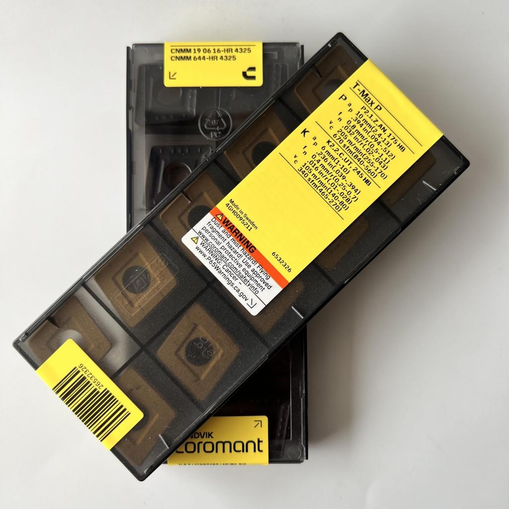 Sandvik / CNMM190616-HR 4325 / Original Swedish Hard Alloy Blade 10 Pcs