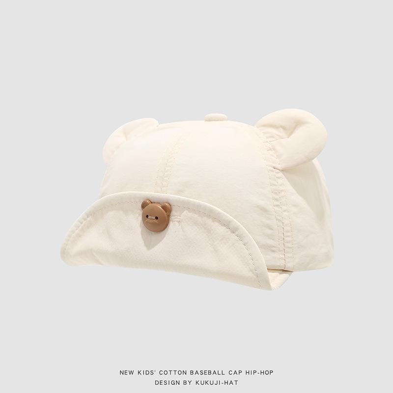 2026 Unisex Korean Baby Baseball Cap: Cute, Quick-Dry, Soft Brim, Sun Protection for Spring & Summer.