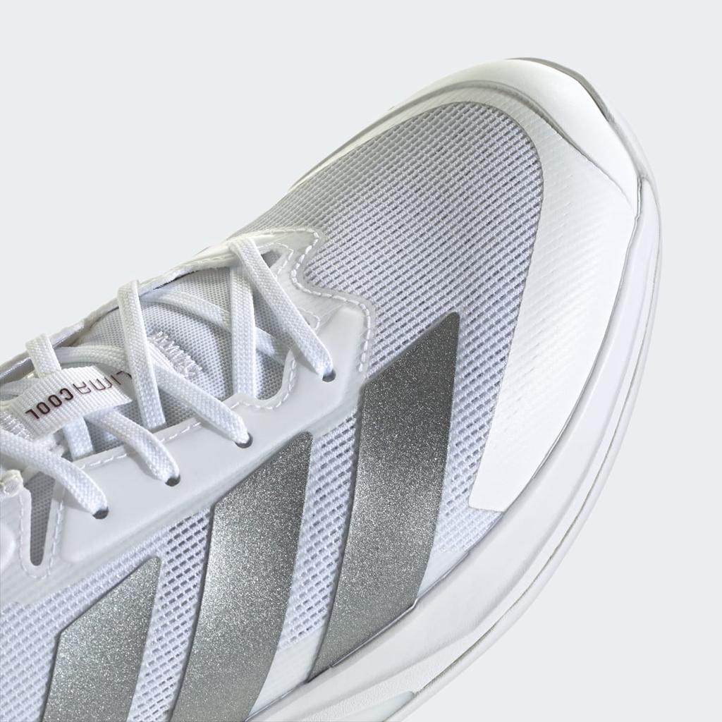 adidas Adizero Ubersonic 5 Tennis KK4409 Men's Performance Sports Shoes Cloud White / Tech Grey Metallic / Maroon