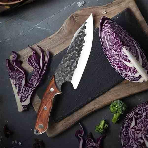 7 Inch Stainless Steel Hand-forged Boning Knife Skinning Knife Butcher Knife Kitchen Knife