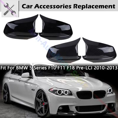 Rhyming Rearview Mirror Cap Side Mirror Cover M Performance Car Accessories Fit For BMW 5 Series F10 F11 F18 Pre-LCI