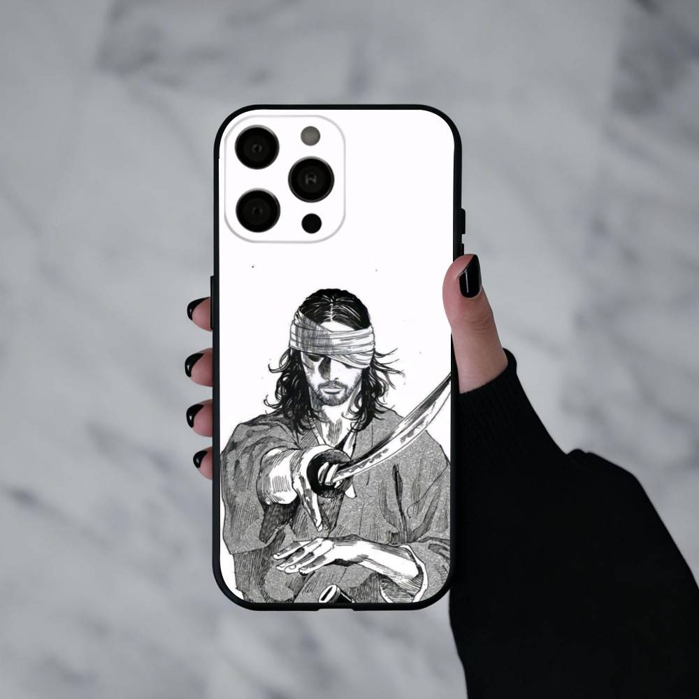 M-Miyamoto V-Vagabond M-Musashi   Phone Case Silicone Soft For IPhone 17pro 16 15 14 13 12 11 X XR Plus Pro Max Plus
