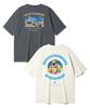 ALVINCLO [2Pack] Mountain Climber Rushmore Oversized Short Sleeve T-Shirt 2-Piece Package
