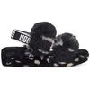UGG Oh Yeah Slide Czarne Białe Kropki Damskie Sneakersy 1118165-BLK