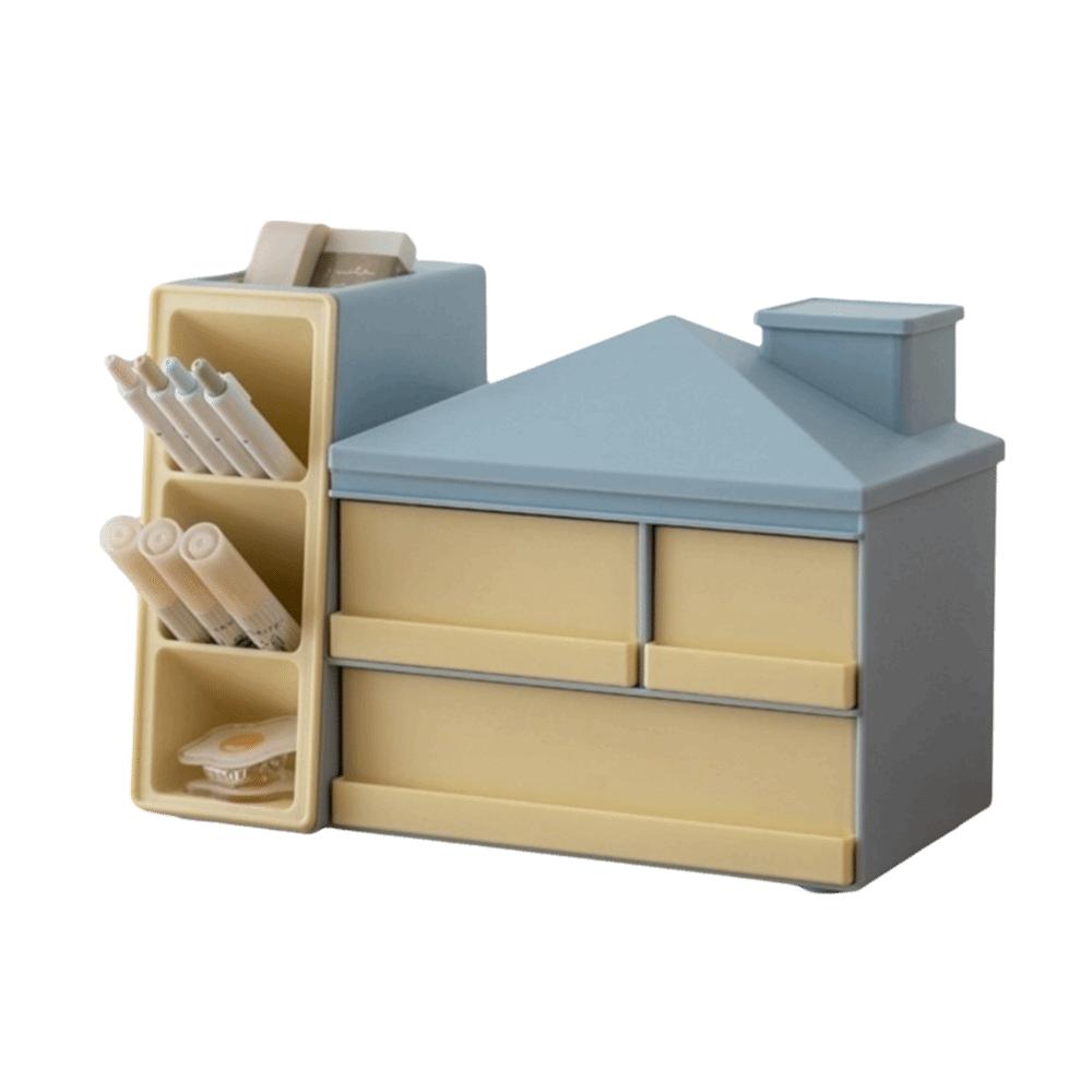 Large Capacity Desk Stationery Storage Box Desk Organizer Sundry Storage Rack  for School Office