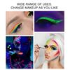 HANDAIYAN Wasserlösliche fluoreszierende Make-up-Scheibe, menschliche Farb-Malscheibe, Leistung, Gesichtsfarbe, Make-up, Eyeliner, Lidschatten