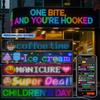Business Advertising LED Matrix Pixel Panel RGB Pattern Car Graffiti Scrolling Text Animation Shop Reminder Light Bluetooth Lamp