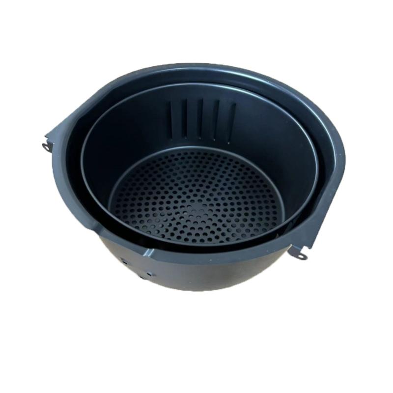 

Air Fryer Pads Air Fryer Tray Baking Liners Metal Food Basket Removable Inner Basket Suitable for 3.5QT Air Fryers