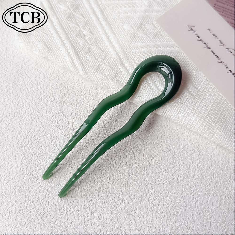 Elegant 2025 U-Shaped Japanese Korean Hairpin Clip for Buns
