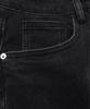 PANICALE Black Basic Slim Denim Pants [Black]