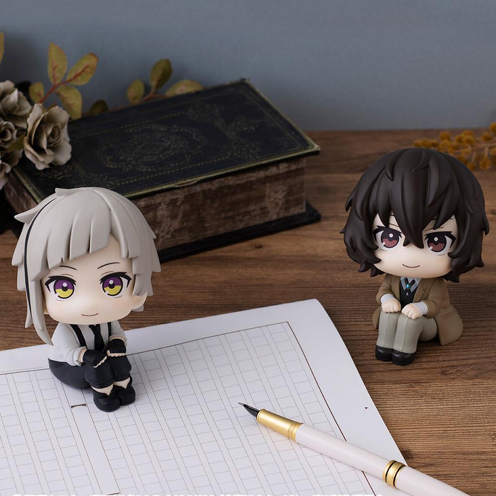 Anime BSD Figure Kawaii Dazai Osamu Action Figure Q Edition Nakajima Atsushi Figurine PVC Model Collection Doll Anime Toys Gift
