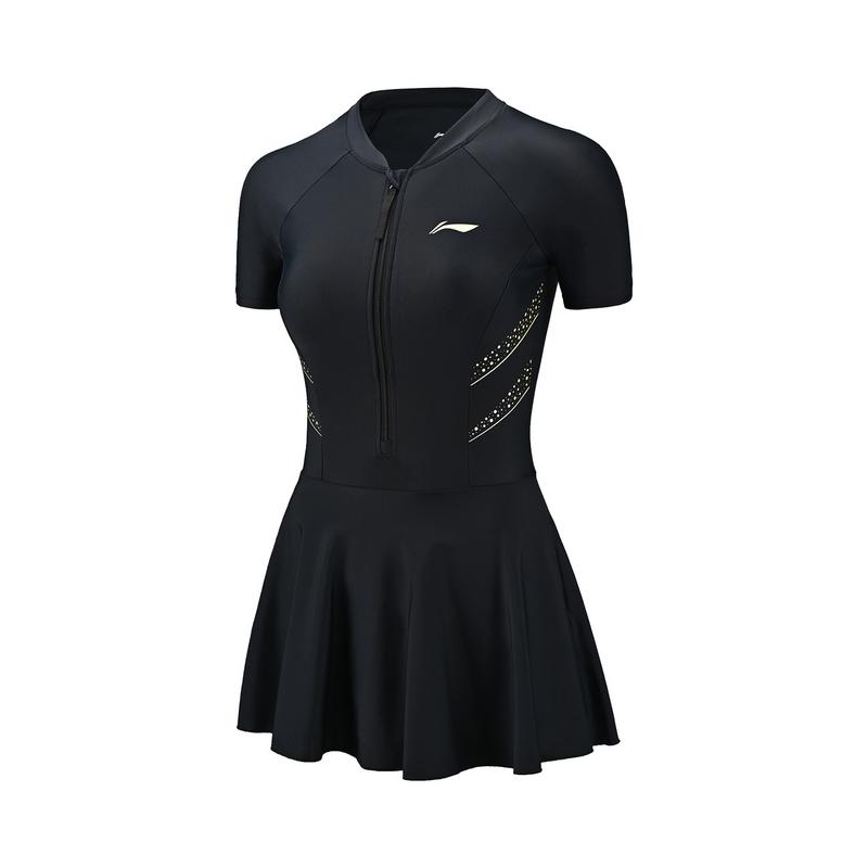 Li Ning One piece Swimsuit Women s Black ASLT070-1 M