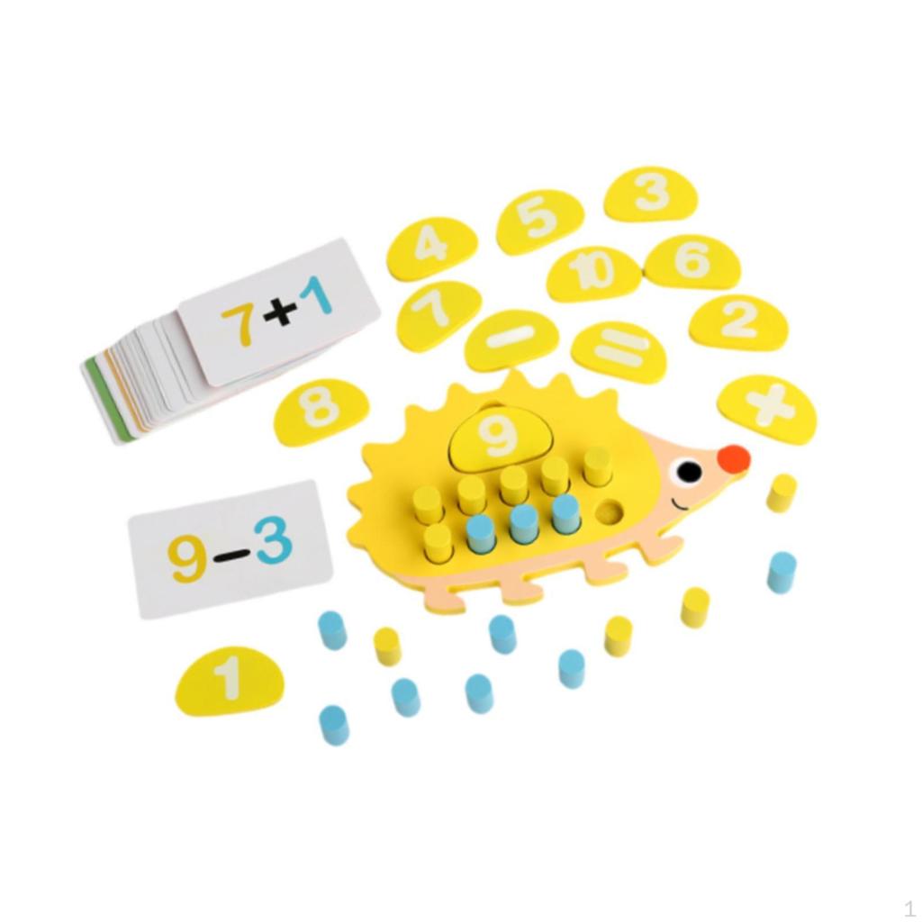 Math Learning Puzzle Toy Addition Subtraction Counting Toys Mathematical for Boys Girls 3 4 5 6