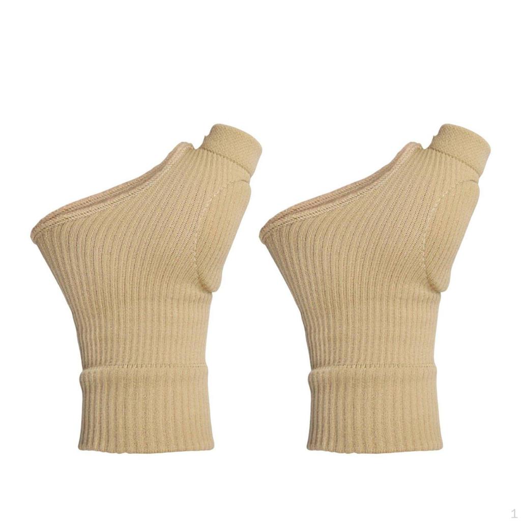 Sports Wrist Guard Breathable Compression Wrap SweatAbsorbing Thumb Support Sleeve for