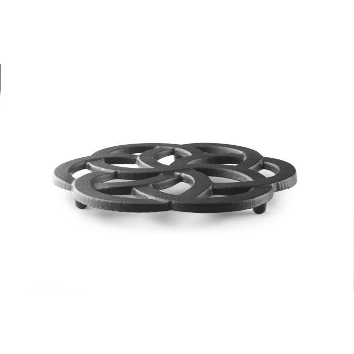 Support Pour Théière - IBILI - Saigon - 13,5 Cm - Fonte De Fer - Noir
