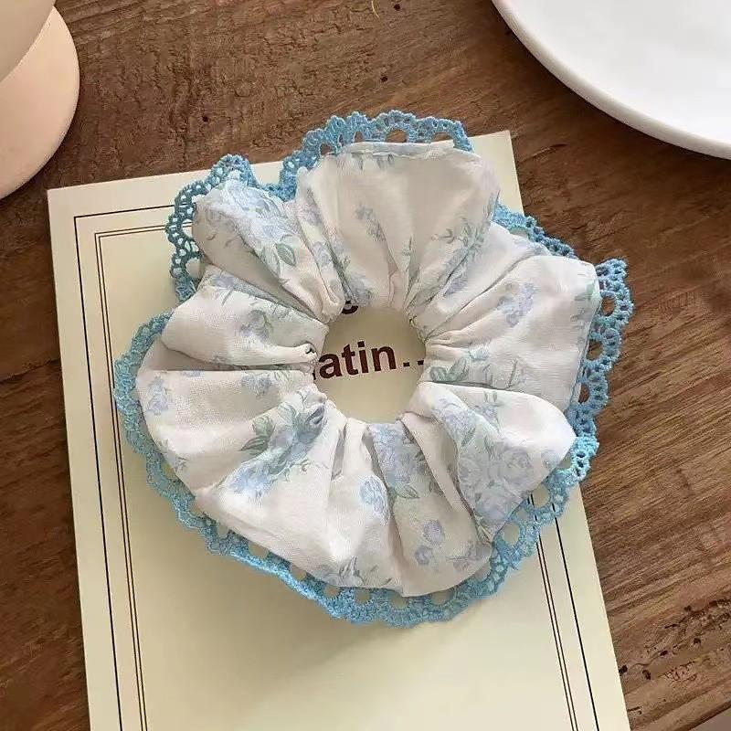 

Милые простые цветочные кружевные повязки для волос аксессуары для волос для женщин синий