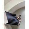 2025 new pointed head with low heel fashion Roman bag head sandals one foot cool slippers women's summer wear