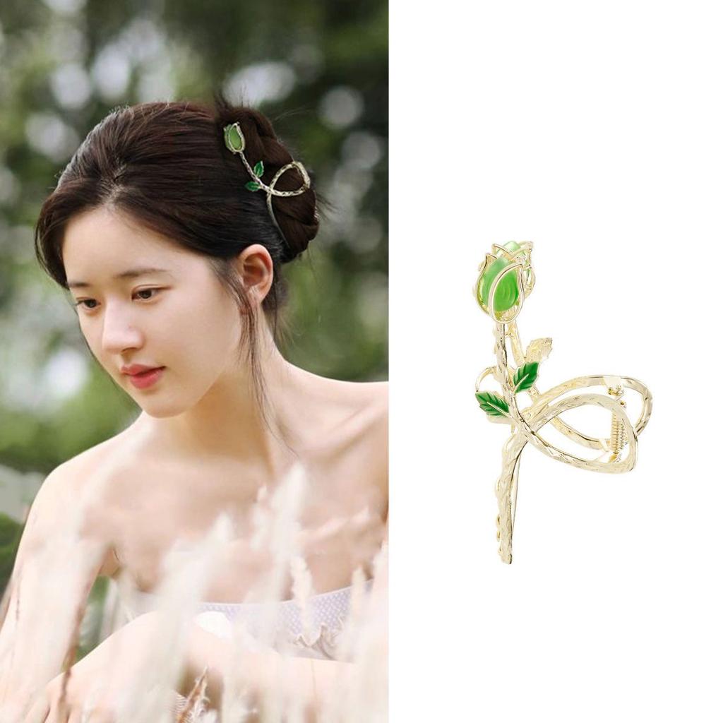 Alloy Womens Back-of-Head Grabber Large High-End Hair Claw Clip Summer 2026 Shark Clip Headpiece Japan and Korean Style
