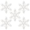 VAXPOT Snowboard Deck Set of Snow Crystal CLR Pads, 5, Design, VA-2813