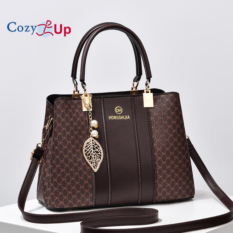 Geantă Cozy Up pentru femei Poșetă de umăr cu geantă de mână cu fermoar