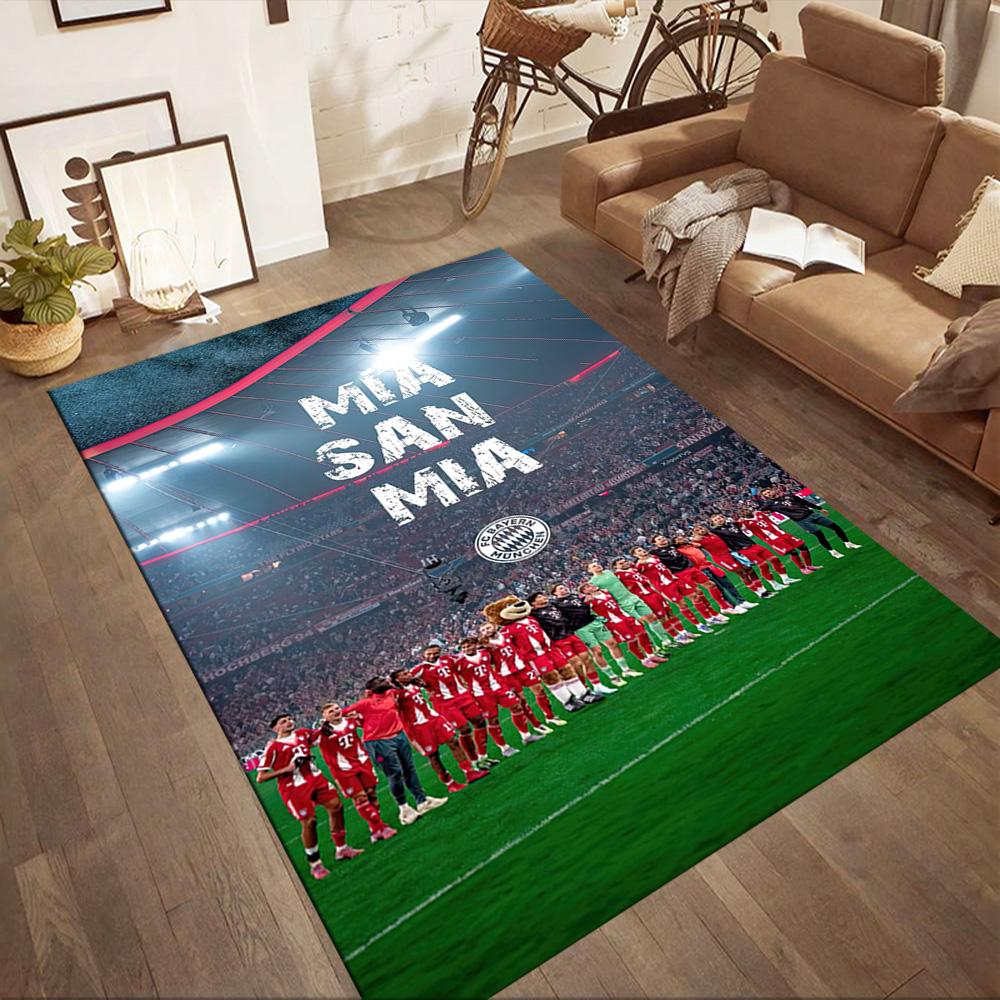 Bayern Munich Floor Mat Perfect for Living Rooms Entryway Foyer Playrooms Antislip Carpet Decorate Offices Wedding Party Gift