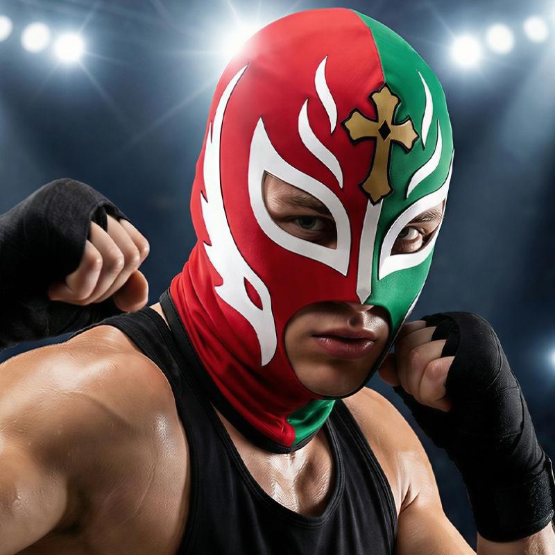 Wrestling Mask Boxing Mask Face Elastic Milk Silk Mask Lycra Fabric Costume Party Mask Printed Halloween Party Dress Up