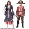 Pirate Halloween Vampire Captain Cosplay Costume Set Terror Bloody Party Perform