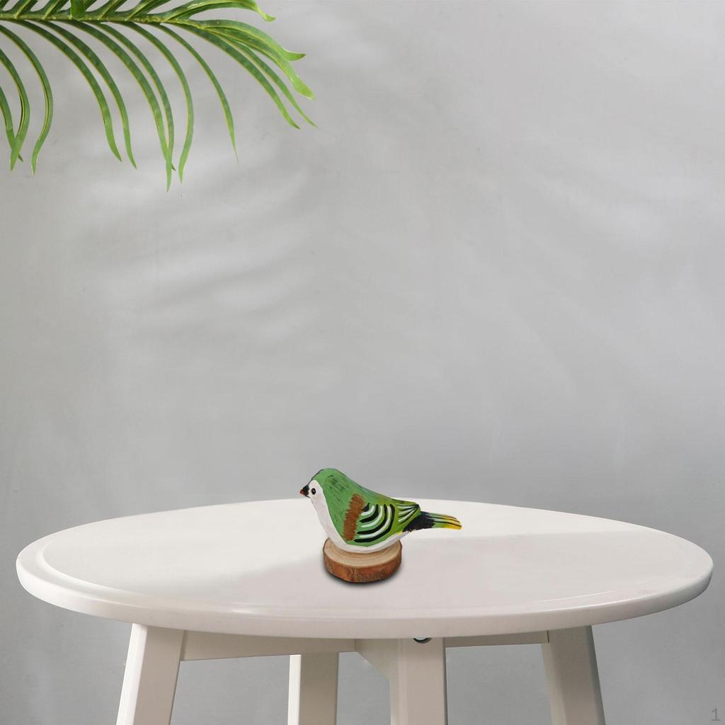 Bird Sculpture with Base for Garden And Desktop Display