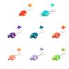 3D-gedruckter Schildkröten-Schlüsselanhänger Mehrgelenkig Beweglich Kreatives Design Simulations-Tier Anhänger Taschenanhänger Zubehör Kindergeschenk