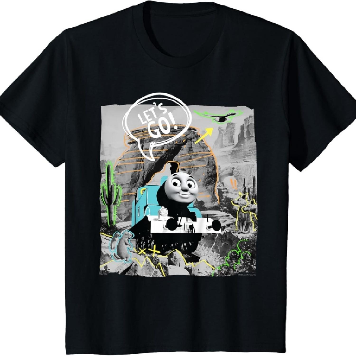 

Kids Thomas & Friends - Lets go T-Shirt S чорний