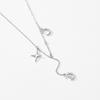 Tancise S925 Sterling Silver Luxury Personality Pendant Necklace Women's Classic Tide Necklace Necklace Party Gift