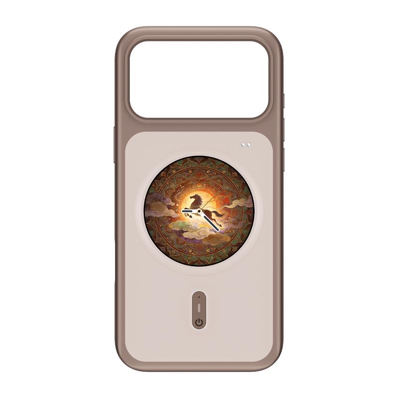 Animēts magnētisks iPhone maciņš ar viedo