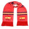 KNK 2026 Soccer Fan Scarf – Double Sided Reversible Football Supporter Scarf with Soft Velvet Feel Muffler Spain