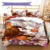 Kamisama Kiss Pattern Bedding,Quilt Set Quilt Cover Pillowcase Home Birthday Gift (1 * duvet cover + 2 * pillowcase, without core)