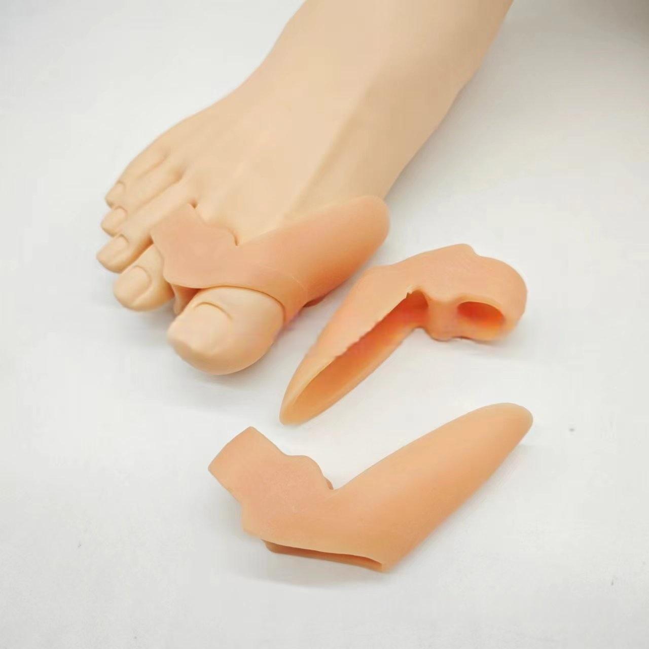 Silicone SEBS Double-Hole Toe Separator for Hallux Valgus Correction and Overlapping Toe Care