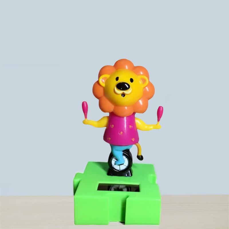 

Hot Car Ornaments Solar Automatic Swing Dogs Figurine Animal Doll Toy Frog Miniature Holiday Gifts Creative Interior Decorate