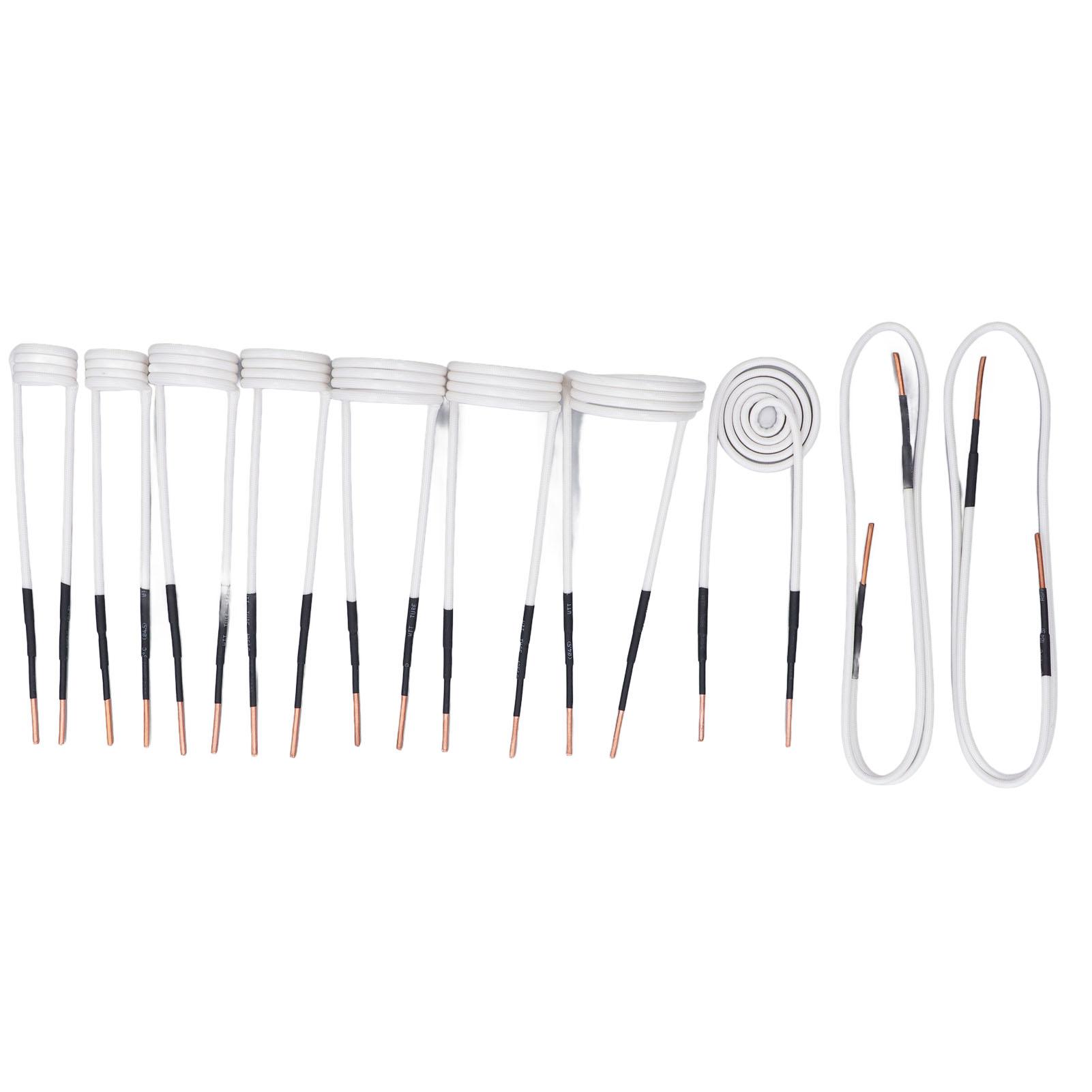 

10 шт. Индукционные нагревательные катушки 2,5 мм латунный сердечник электрический нагрев индукционная катушка комплект для удаления ржавых гаек и болтов