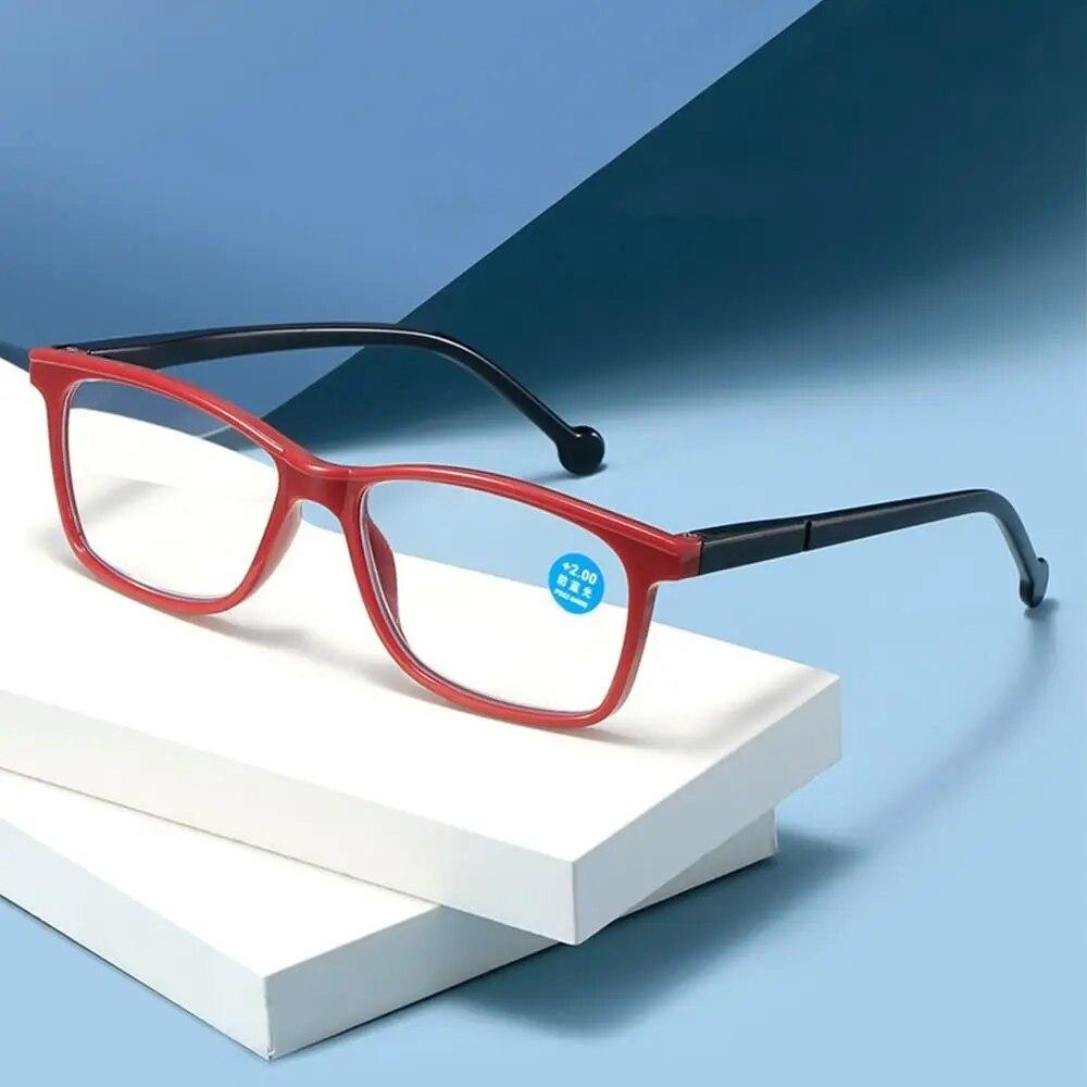 Óculos de sol quadrados verdes da moda, anti-luz azul, femininos, masculinos, armação ótica grande, proteção ocular, óculos de escritório ultraleves