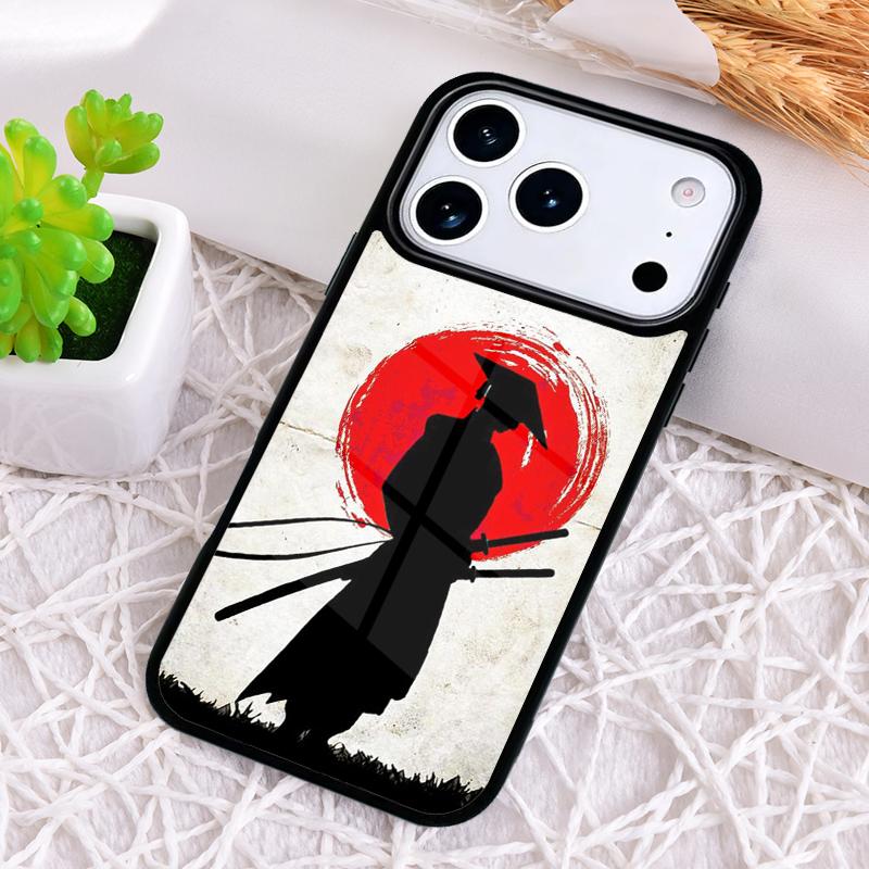 Japan Samurai Ninja Ronin Phone Case for iPhone 17 Air 16 15 11 12 14 13 Pro Max Shockproof Cover