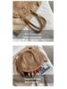 Large Capacity Ethnic Style Woven Shoulder Bag – Fashionable Women's Beach Handbag