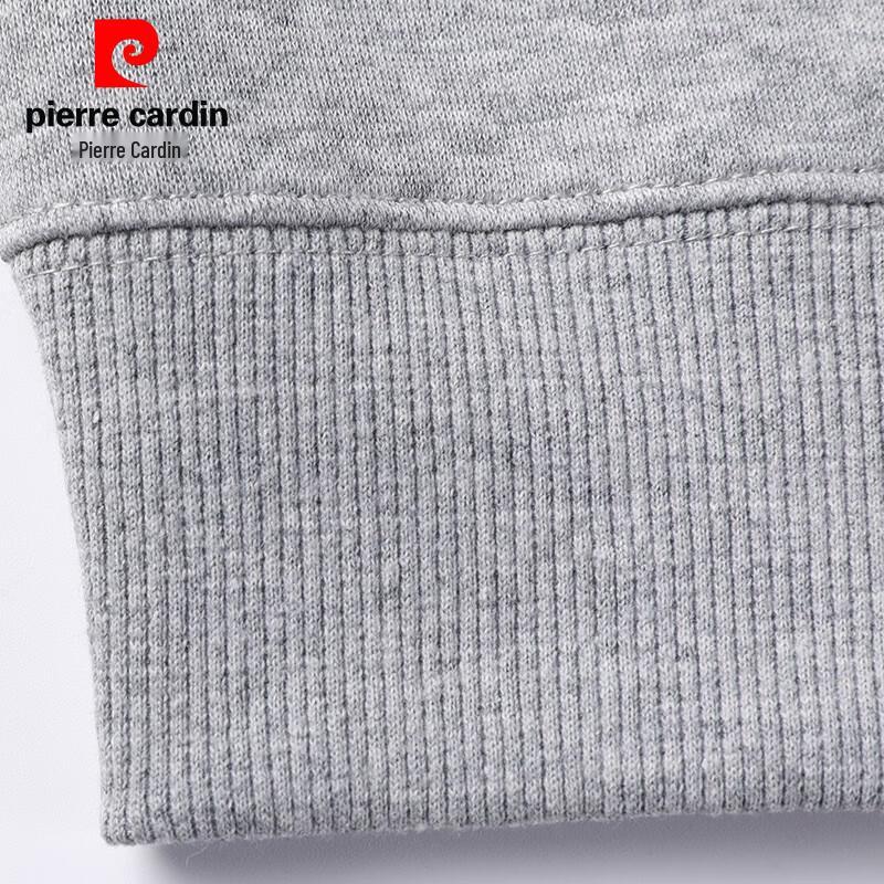 Pierre Cardin Men's Solid Round Neck Pullover Sweatshirt