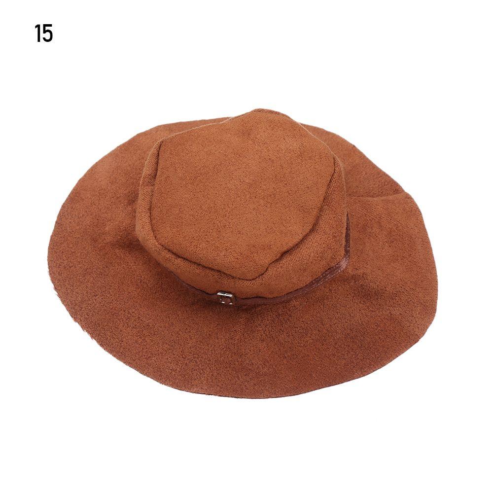 1PC Fashion Miniature Hat Doll Hats Baseball Riding Cap Cowboy Suny Hats For 1/6 Doll Clothes Accessories DIY Kids Toys