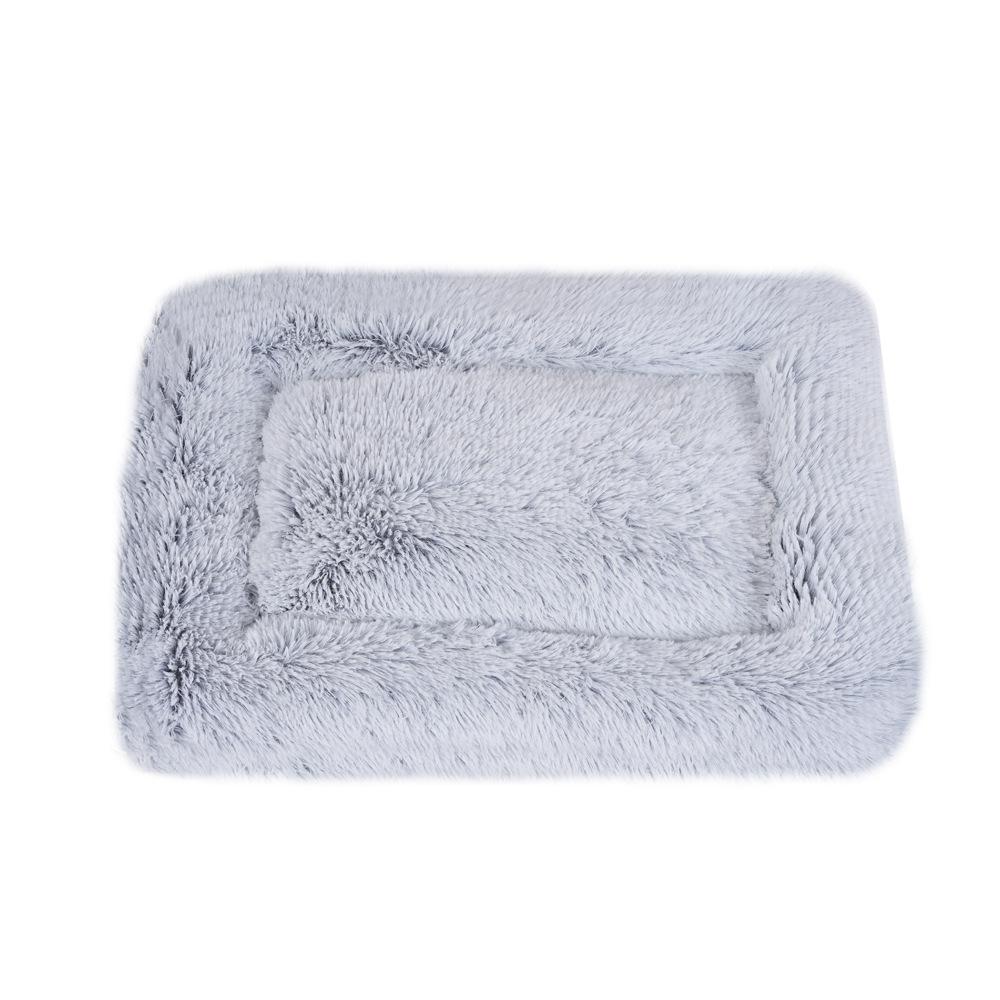 Plush Square Mat Cat Blanket Deep Sleep Warm Nest Pet Nest Dog Bed Winter Pet Bed