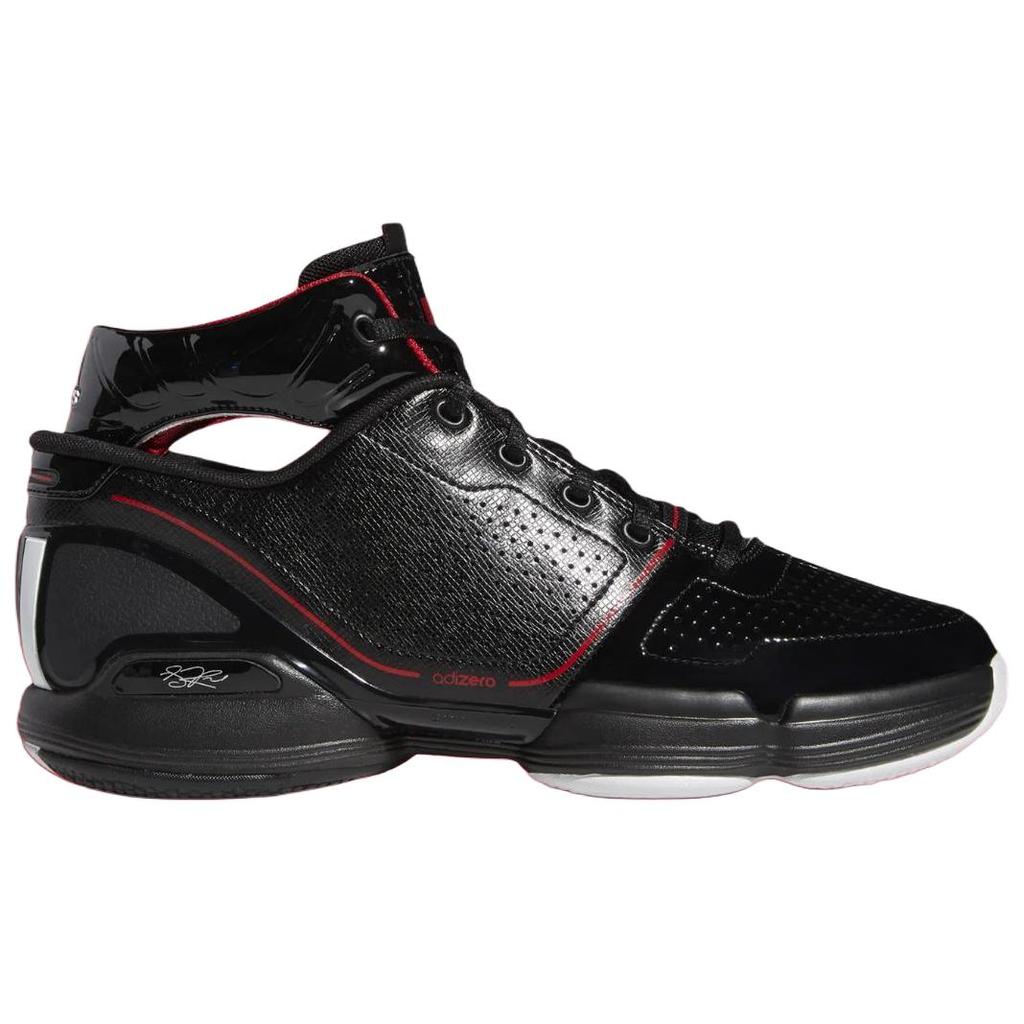adidas AdiZero Rose 1 Prodyšné basketbalové boty Pánské Černé Červené Edice 2026 FW7591(2026)