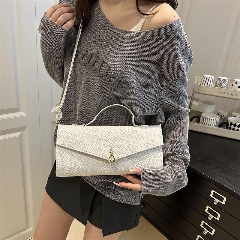 Mode Textur Temperament kleine quadratische Tasche neu retro gewebtes Muster Handtasche Damen Pendler Schulter Umhängetasche